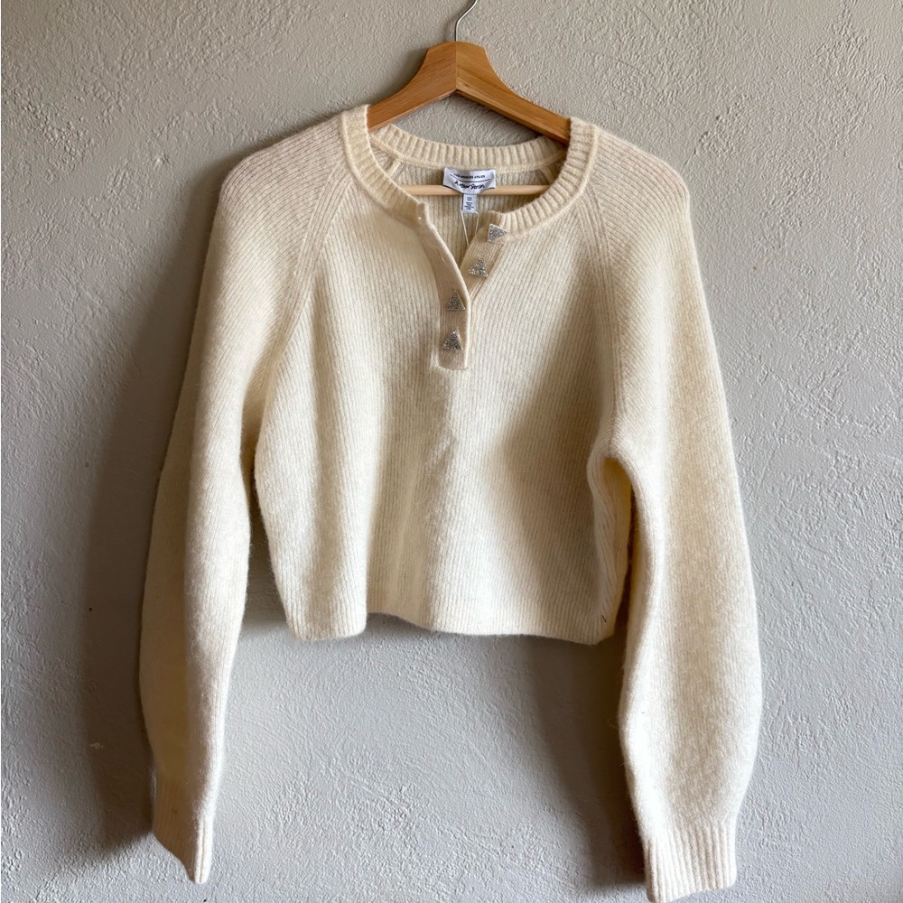 & Other Stories Wool Henley Sweater